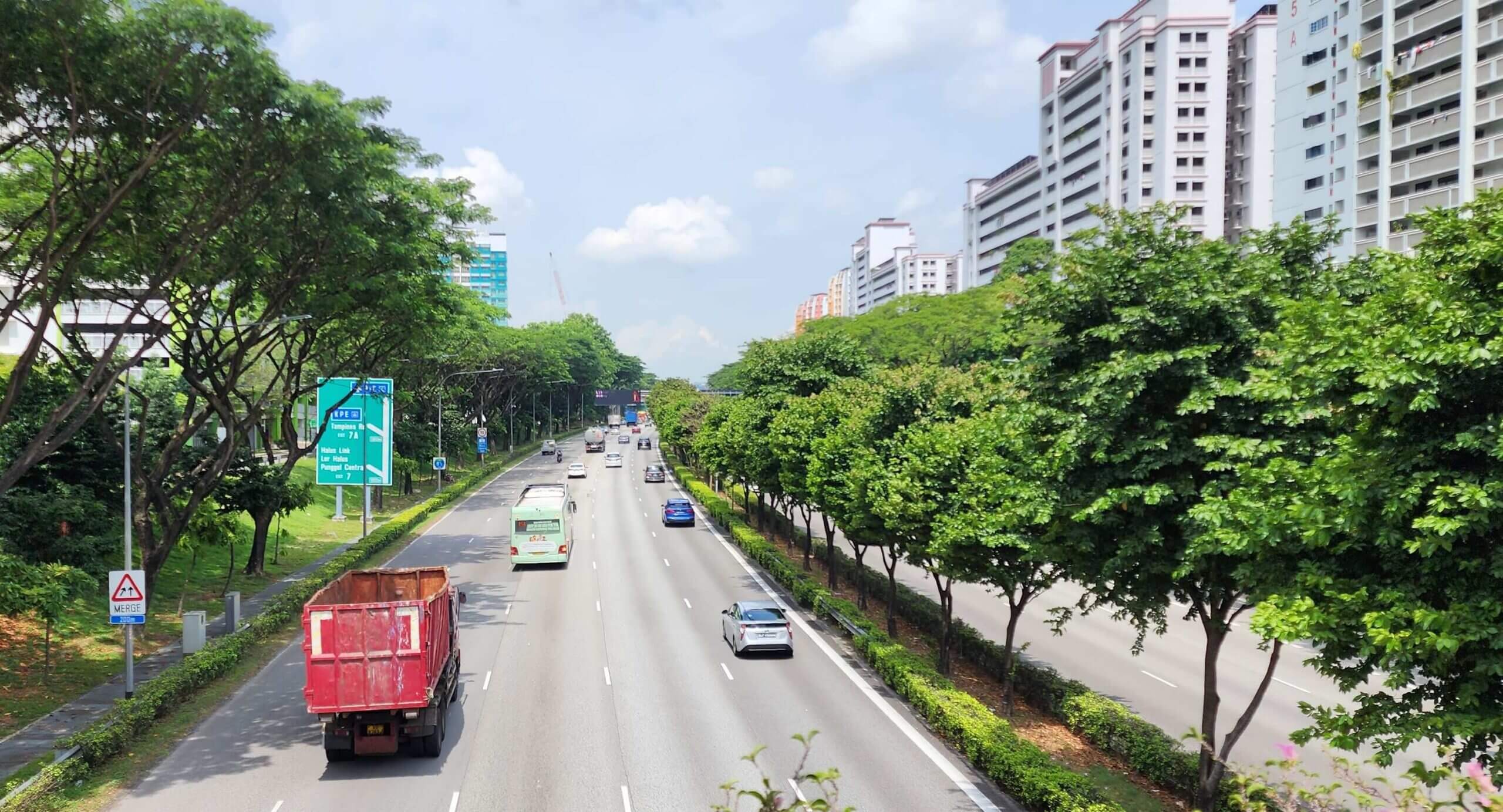 Tampines Expressway Punggol Road Entrance scaled